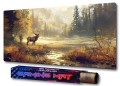 MATA Gamingowa na biurko pod myszkę KRAJOBRAZ LEŚNY JELEŃ
