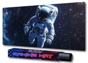 MATA GAMING NA BIURKO dla gracza  ASTRONAUTA KOSMOS GWIAZDY