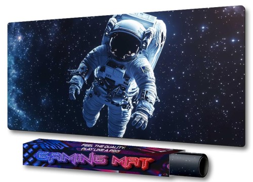 MATA GAMING NA BIURKO dla gracza  ASTRONAUTA KOSMOS GWIAZDY