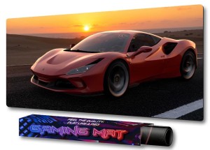 PODKŁADKA POD KLAWIATURĘ GAMINGOWA red fast car 