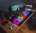 PODKŁADKA GAMINGOWA NA BIURKO Magic Game neonowy Gamer