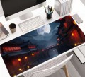 PODKŁADKA NA BIURKO GAMING SPACER CHIŃSKIM MIASTECZKIEM NOCĄ