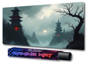 PODKŁADKA NA BIURKO GAMING Zamglona Wyspa Stare Światynie 