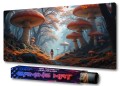 PODKŁADKA NA BIURKO GAMING Spacer Magicznym Grzybowym Lasem