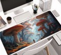 PODKŁADKA NA BIURKO GAMING Spacer Magicznym Grzybowym Lasem