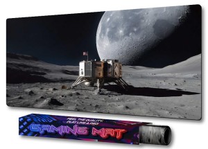 PODKŁADKA NA BIURKO GAMING Kosmiczny Łazik Powieszchnia Księżyca 