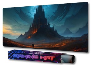 PODKŁADKA NA BIURKO GAMING Dark Weird Citadel Wastelands