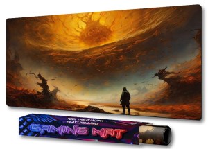 PODKŁADKA NA BIURKO GAMING Ziemia Podczas Słonecznego Wybuchu