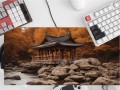 PODKŁADKA NA BIURKO GAMING Traditional Japan Temple In Mountain