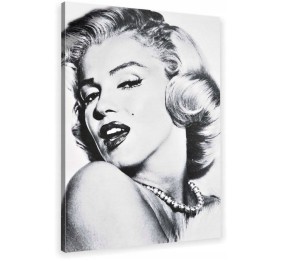 POTRTRET MARILYN MONROE obraz na płótnie canvas 