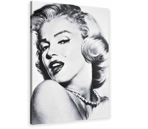 POTRTRET MARILYN MONROE obraz na płótnie canvas 