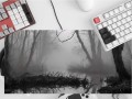 PODKŁADKA NA BIURKO GAMING Dark Swamp In Fog