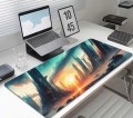 PODKŁADKA NA BIURKO GAMING Miasto Przysłośći Futurystyczna Architektura 