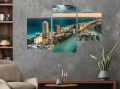 OBRAZ Miami Floryda Beach TRYPTYK DO SALONU CANVAS