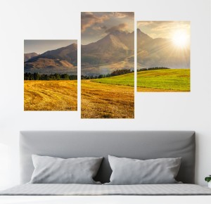 obraz canvas tryptyk WIDOK GÓRY TATRY