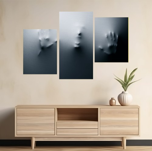 obraz canvas tryptyk NOWOCZESNY KRZYK