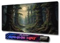 PODKŁADKA NA BIURKO GAMING Fantasy Swamp Forest Full Moon