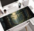 PODKŁADKA NA BIURKO GAMING Fantasy Swamp Forest Full Moon