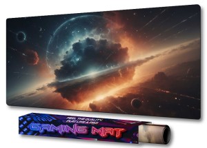 PODKŁADKA NA BIURKO GAMING Kosmiczna Implozja Planety 