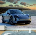 FOTOTAPETA DO SALONU ŚCIENNA Porsche Taycan Turbo Cross Turismo