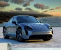 FOTOTAPETA DO SALONU ŚCIENNA Porsche Taycan Turbo Cross Turismo
