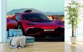 FOTOTAPETA DO SALONU ŚCIENNA Czerwony Wyścigowy Mercedes Amg One