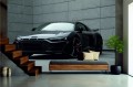 FOTOTAPETA DO SALONU ŚCIENNA Black Luxury Sport Audi R8 