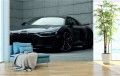 FOTOTAPETA DO SALONU ŚCIENNA Black Luxury Sport Audi R8 
