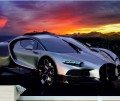 FOTOTAPETA DO SALONU ŚCIENNA Bugatti Tourbillion Future Concept Car