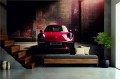 FOTOTAPETA DO SALONU ŚCIENNA Czerwone Sportowe Porsche 911 Carrera 4 GTS