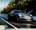 FOTOTAPETA DO SALONU ŚCIENNA Black Mate Porsche 9ff 997 Turbo RS R