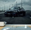 FOTOTAPETA DO SALONU ŚCIENNA Black Sport BMW M2 M Performance