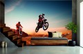 FOTOTAPETA DO SALONU ŚCIENNA Motocross Enduro Desert Race 