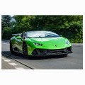 FOTOTAPETA DO SALONU ŚCIENNA Light Lime Lamborghini Huracan Evo