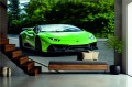 FOTOTAPETA DO SALONU ŚCIENNA Light Lime Lamborghini Huracan Evo