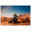 FOTOTAPETA DO SALONU ŚCIENNA Desert Cross Enduro Freerun Dust
