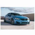 FOTOTAPETA DO SALONU ŚCIENNA Light Blue Sport Car BMW M4 GTS
