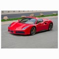 FOTOTAPETA DO SALONU ŚCIENNA Red Sport Car Ferrari 488 Gtr 