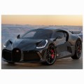 FOTOTAPETA DO SALONU ŚCIENNA Dark Black Bugatti Divo Sport Car