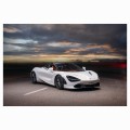 FOTOTAPETA DO SALONU ŚCIENNA Bialy Sportowy McLaren 750s