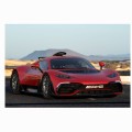 FOTOTAPETA DO SALONU ŚCIENNA Czerwony Wyścigowy Mercedes Amg One