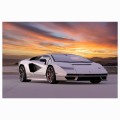 FOTOTAPETA DO SALONU ŚCIENNA Śnieżne Lamborgini Countach