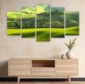 Obraz 5 częściowy tryptyk TOSKANIA ZIELONE POLA