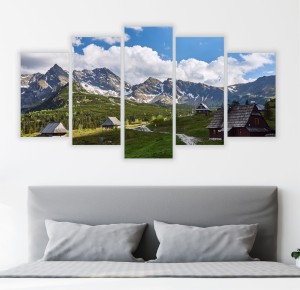 Obraz 5 częściowy tryptyk Tatry Hala Gąsienicowa Góry