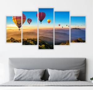 Obraz wieloczęściowy na płótnie BALONY KAPADOCJA