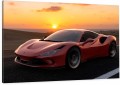 OBRAZ NA ŚCIANE FERRARI F8 TRIBUTO BEACH FREE RIDE