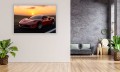OBRAZ NA ŚCIANE FERRARI F8 TRIBUTO BEACH FREE RIDE