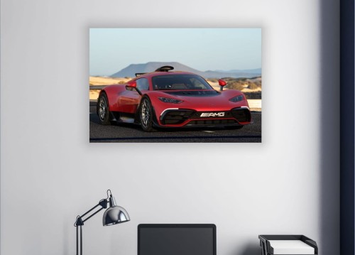 OBRAZ NA ŚCIANĘ RED SPORT LUXURY MERCEDES AMG-ONE