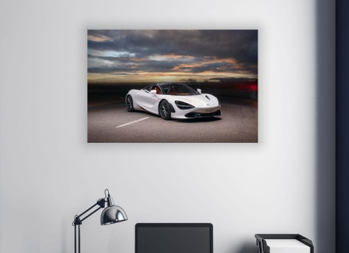 OBRAZ NA ŚCIANĘ SNOW WHITE MCLAREN 750S
