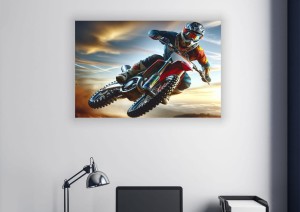 OBRAZ NA ŚCIANĘ MOTOCROSS DESERT RACE FOR LIFE